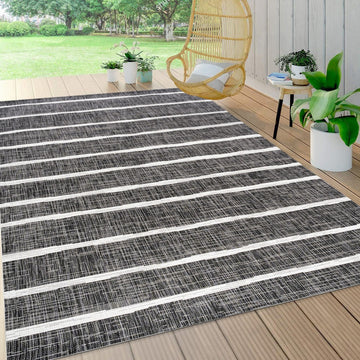 Colonia Berber Stripe Indoor/outdoor Area Rug